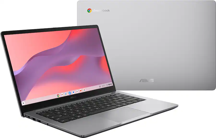 ASUS CX14 Chromebook – 14" FHD, Intel Celeron, 4GB RAM, 64GB EMMC – Misty Grey