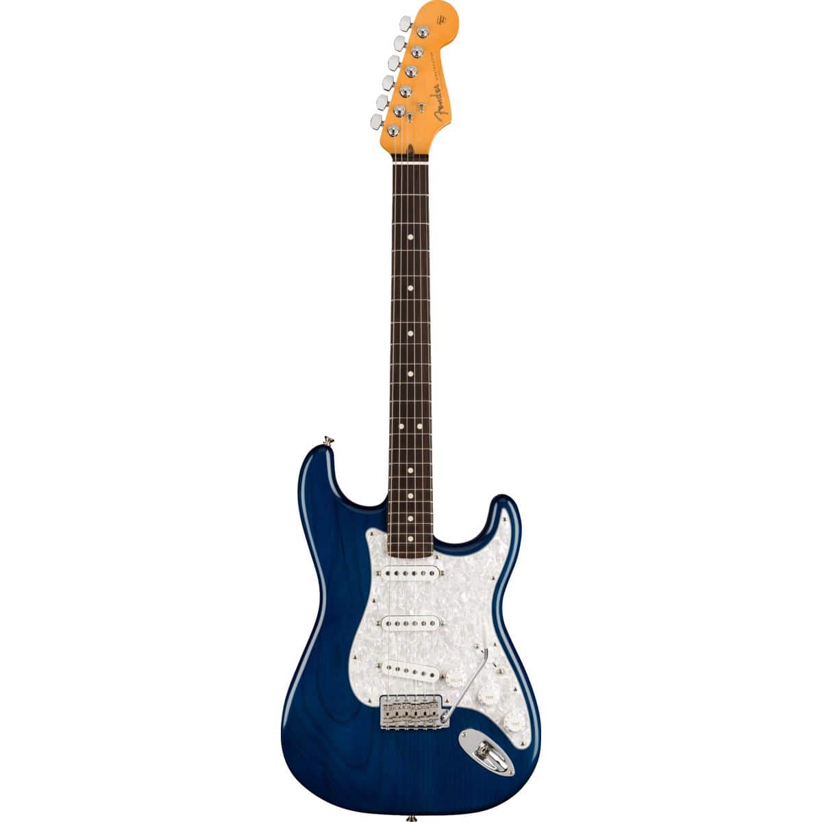 Fender - Artist Series Cory Wong Stratocaster Electric Guitar, Sapphire Blue Transparent