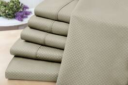 US Army - 6 Piece Embossed Check Sheet Set - Taupe