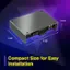 Compact size for easy installation.