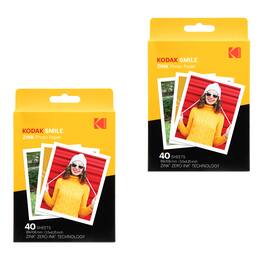 Kodak - Zink Photo Paper 2x3", Sticky-Back Photo Printer Paper, 50 Sheets - White
