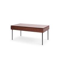 Burrow - Carta Hardwood Coffee Table - Walnut - Front_Zoom