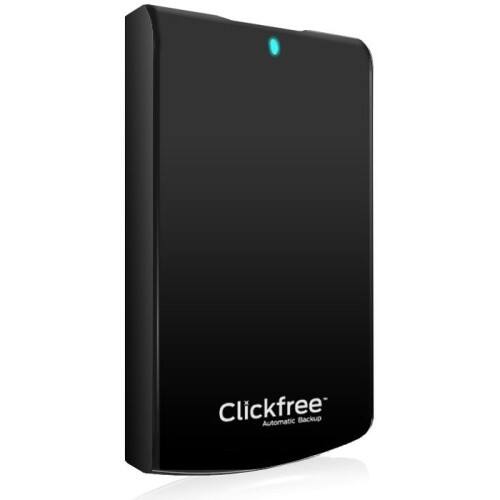 Front Standard. Clickfree - C6 Portable 500 GB 2.5" External Hard Drive - Retail.