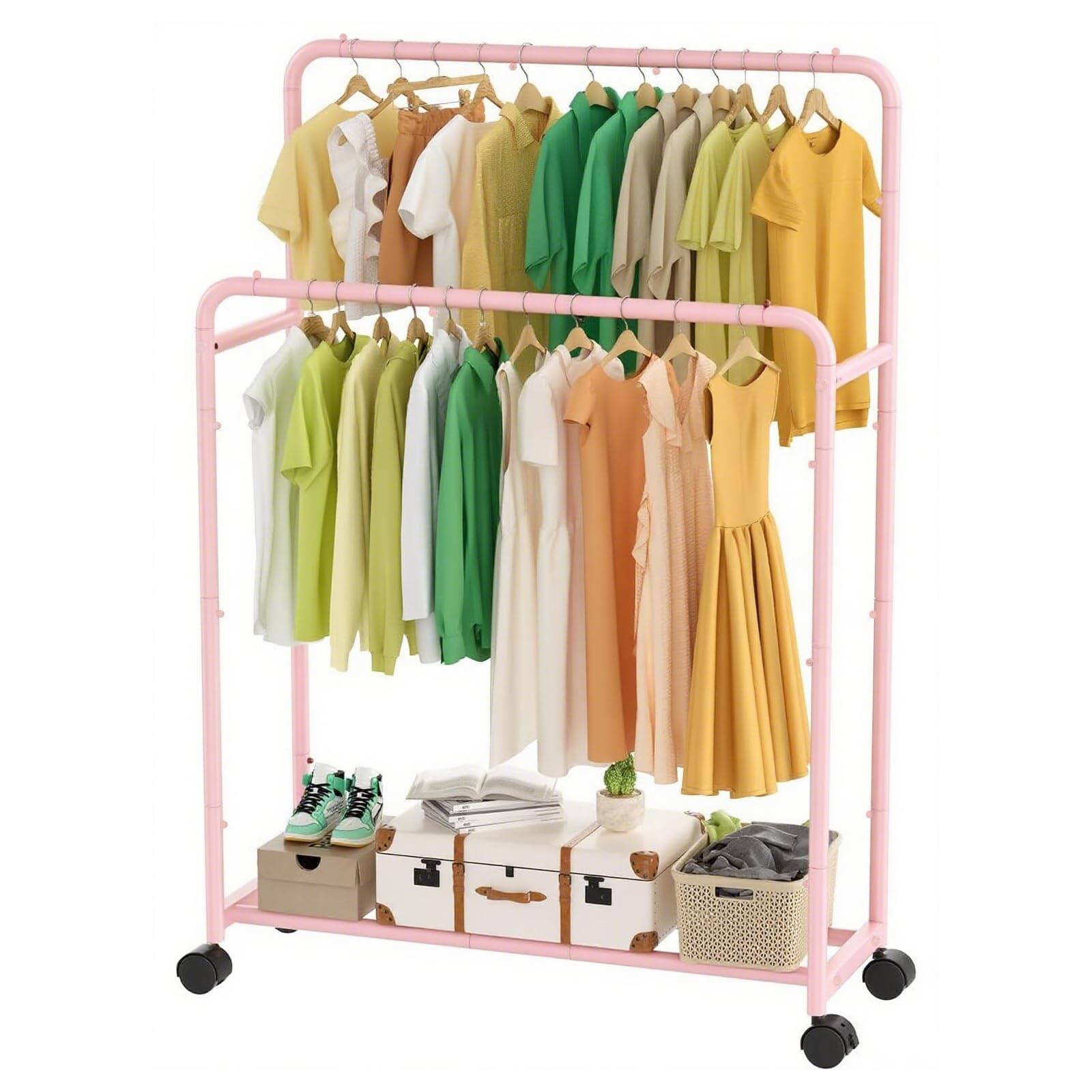 Pink 14.75"D x 39.75"W x 58.5"H