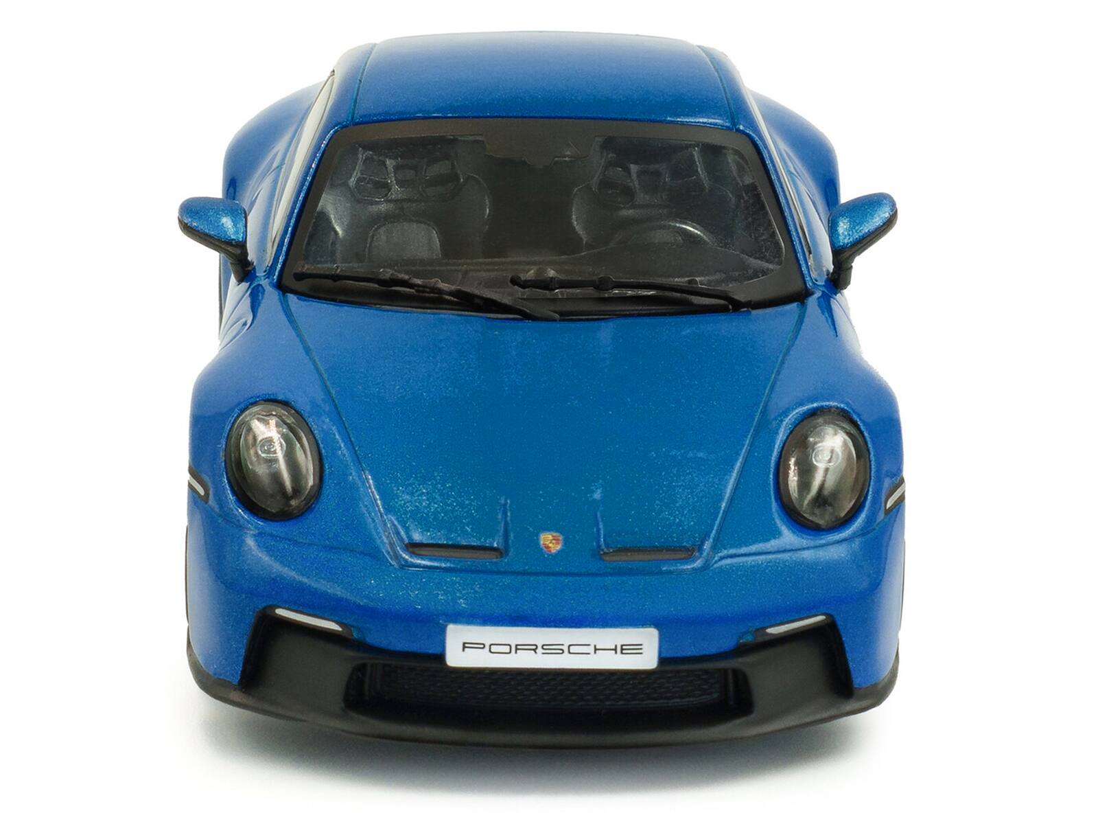 Alt View 3. Solido - 2023 Porsche 911 (992) GT3 Touring South Sea Blue Metallic 1/43 Diecast Model Car by Solido.