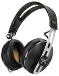 Front. Sennheiser - Momentum (M2) Wireless Over-the-Ear Headphones - Black.