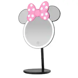 Impressions Vanity Co. - Minnie Mouse Bowtiful LED Tabletop Makeup Mirror