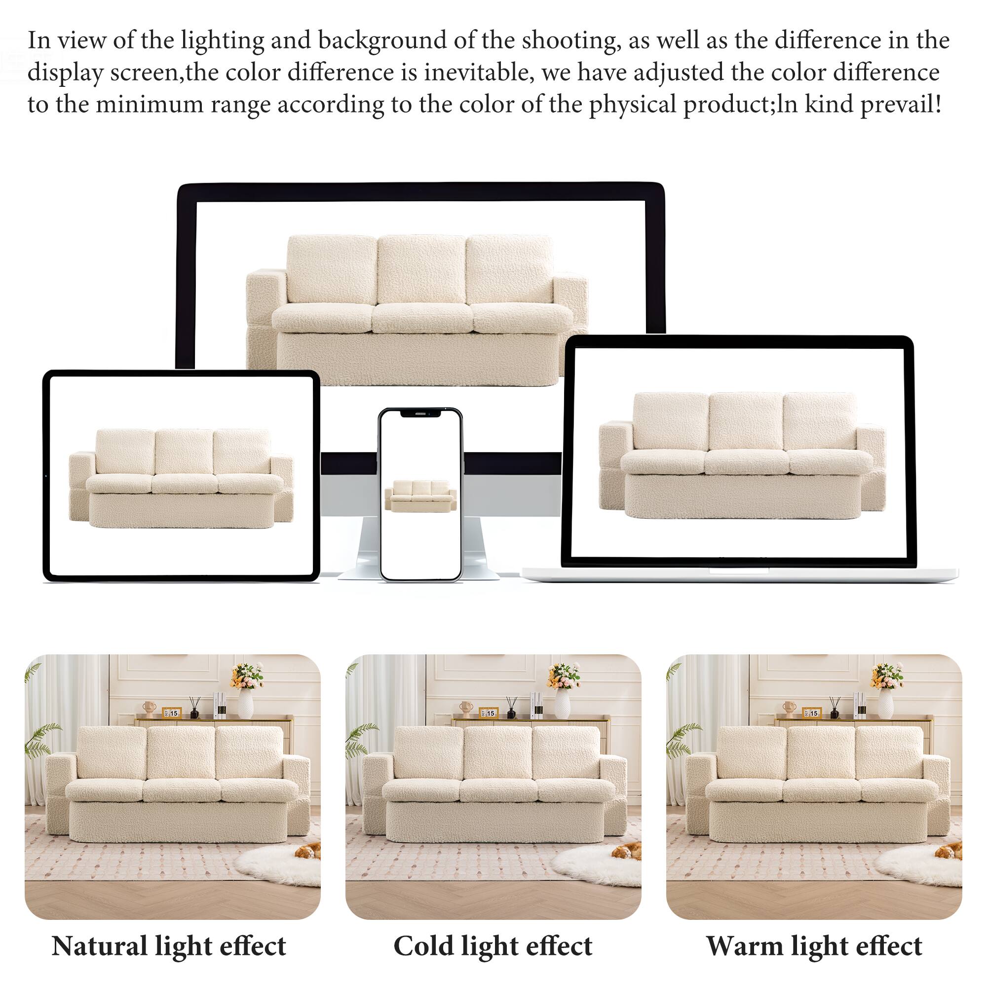 In view of the lighting and background of the shooting, as well as the difference in the display screen, the color difference is inevitable. We have adjusted the color difference to the minimum range according to the color of the physical product; In kind prevail!

Natural light effect  
Cold light effect  
Warm light effect