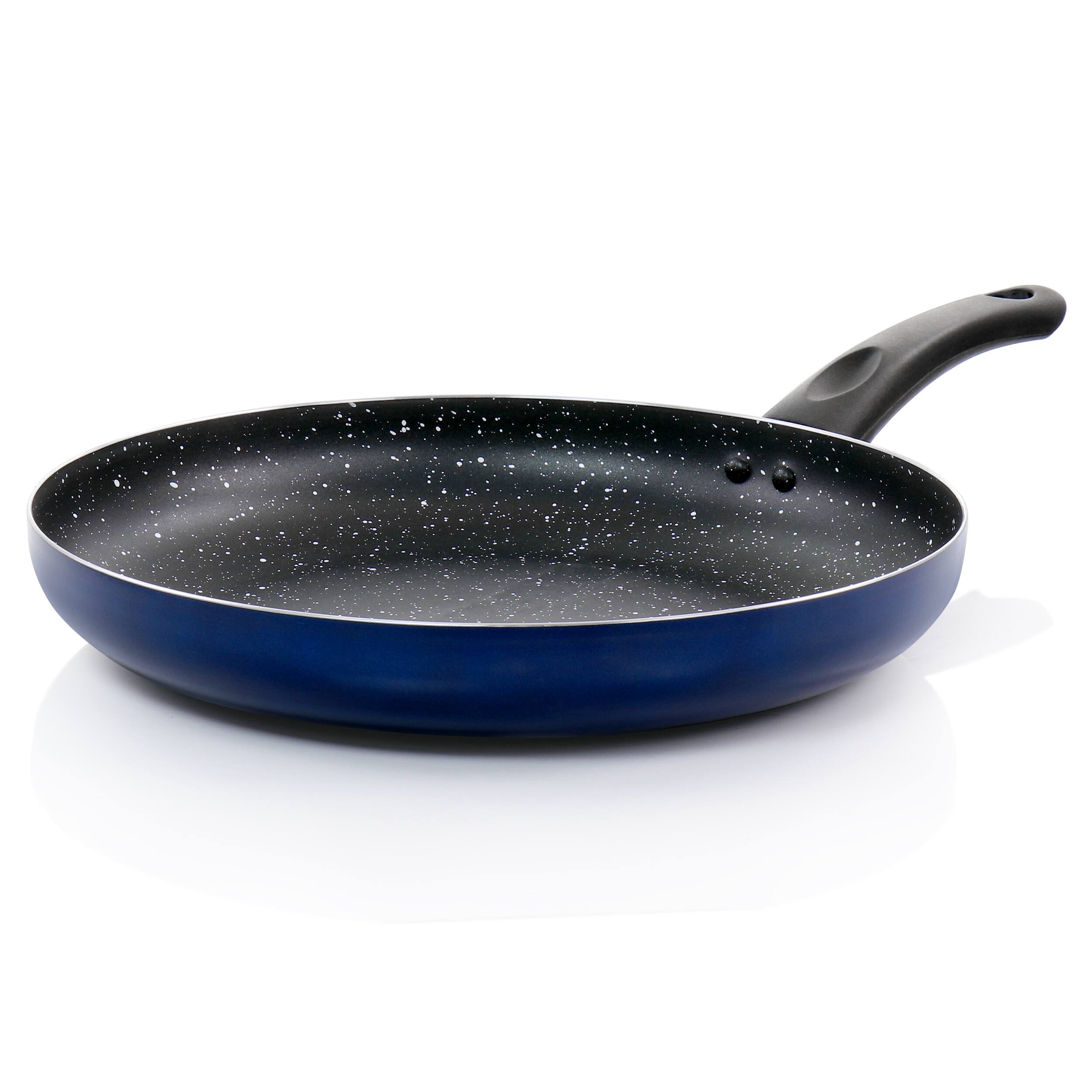 Alt View 5. Oster - Oster Luneta 11.5 Inch Aluminum Nonstick Frying Pan in Blue - Blue.
