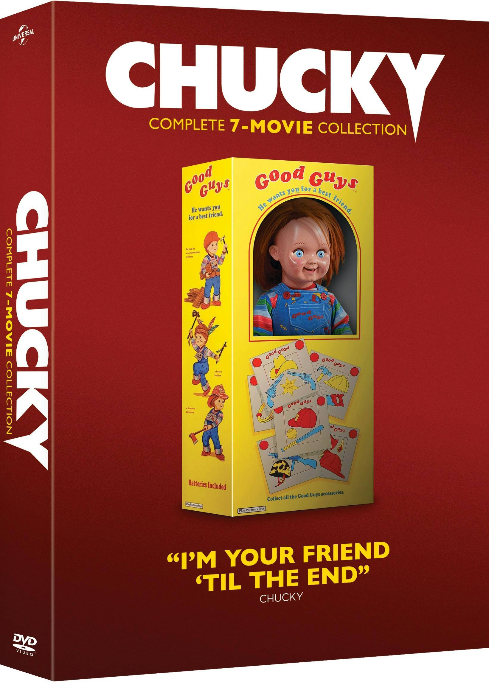 Angle. Chucky: Complete 7-movie collection (DVD New Box Art) [DVD].