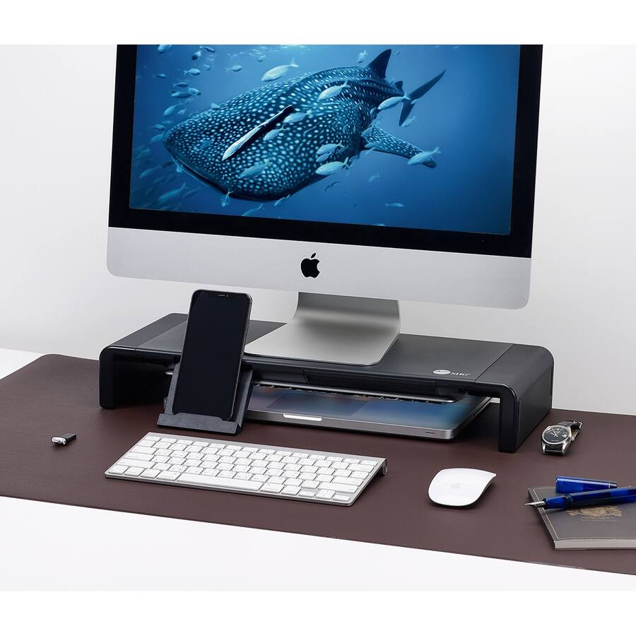 Alt View 1. SIIG - Foldable Monitor Stand CEMT2P12S1 - Black.