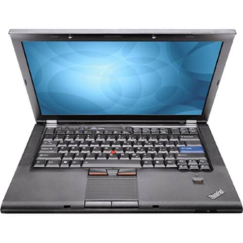 Front Standard. Lenovo - 14.1" ThinkPad Notebook - 4 GB Memory and 128 GB Solid State Drive - Black.