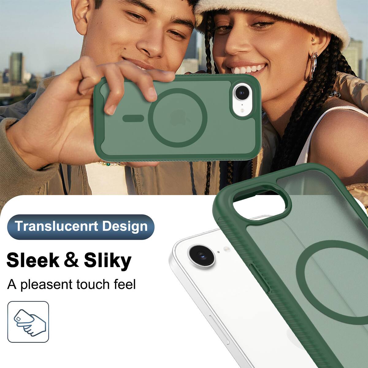 Translucent Design  
Sleek & Silky  
A pleasant touch feel