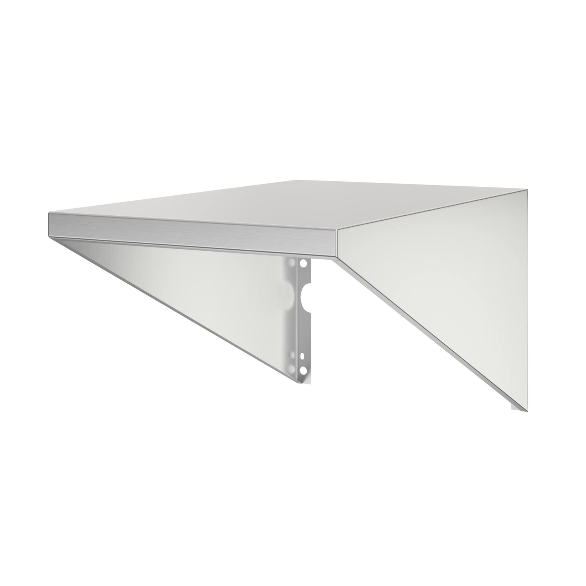 Angle. Koolmore - 14 in. Rugged and Durable Side Shelf for Commercial Outdoor Grill in Stainless-Steel (KM-CG-SHELF) - Stainless Steel.