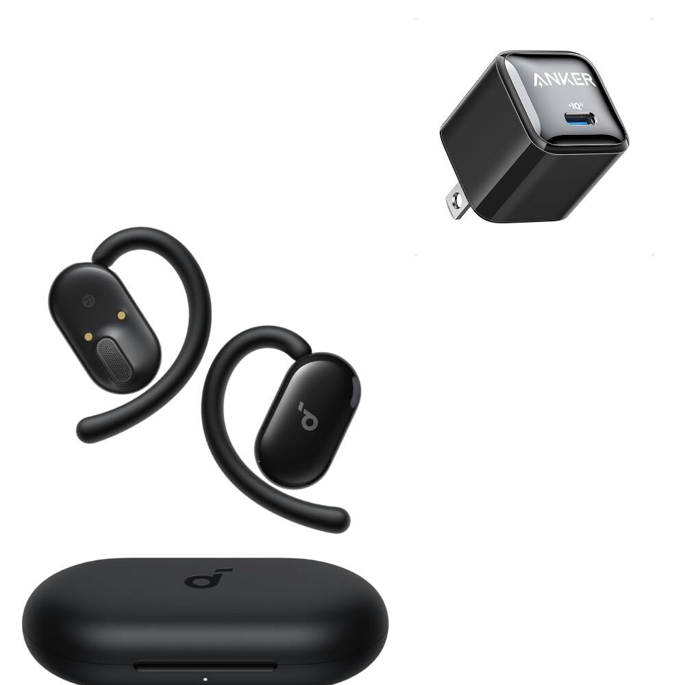 Soundcore V20i by Anker Open Ear Headphones with USB C Charger