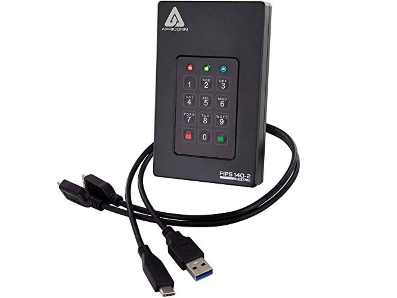 A APRICORN 1 ABC 2 DEF 3 GHI 4 JKL 5 MNO 6 PQR 7 TUV 8 WXYZ 9 0 FIPS 140-2 IUCO