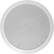 Front. Polk Audio - MC Series 8" 2-Way Round In-Ceiling Speaker (Each) - White.
