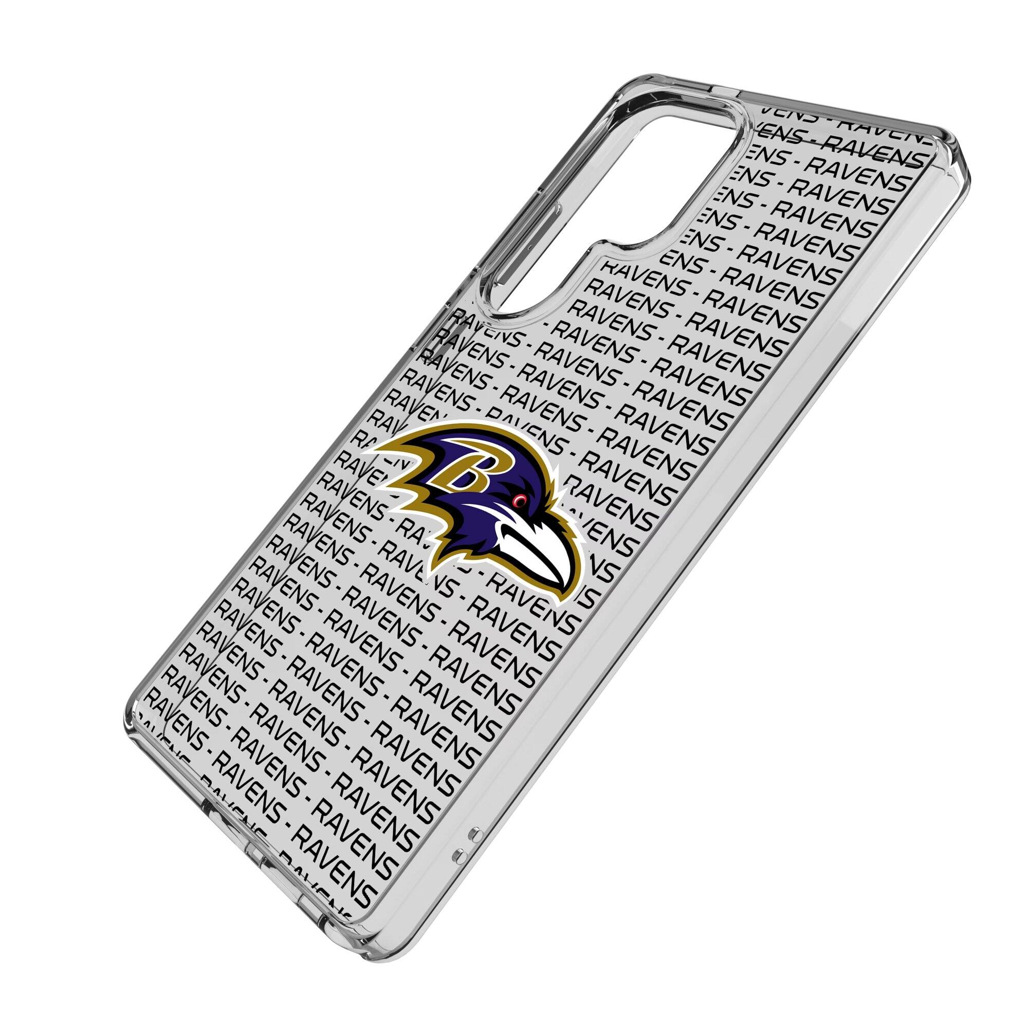 Keyscaper NFL Baltimore Ravens Galaxy Clear Text Backdrop Design