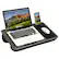 Front. LapGear - Home Office Pro Lap Desk (Fits up to 15.6" Laptop) - Gray Woodgrain.