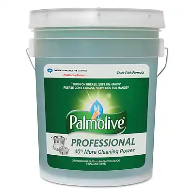 COLGATE PALMOLIVE COMPANY
PROFESSIONAL PRODUCTS
Thick Rich Formula
TOUGH ON GREASE, SOFT ON HANDS
FUERTE CON LA GRASA, SUAVE CON TUS MANOS
Palmolive
PROFESSIONAL
40% More Cleaning Power
DISHWASHING LIQUID
LIMPIAPLATOS LÍQUIDO
5 GALLONS (8.9 L)