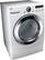 Angle Standard. LG - SteamDryer 7.3 Cu. Ft. 9-Cycle Ultra-Large Capacity Steam Gas Dryer - White.