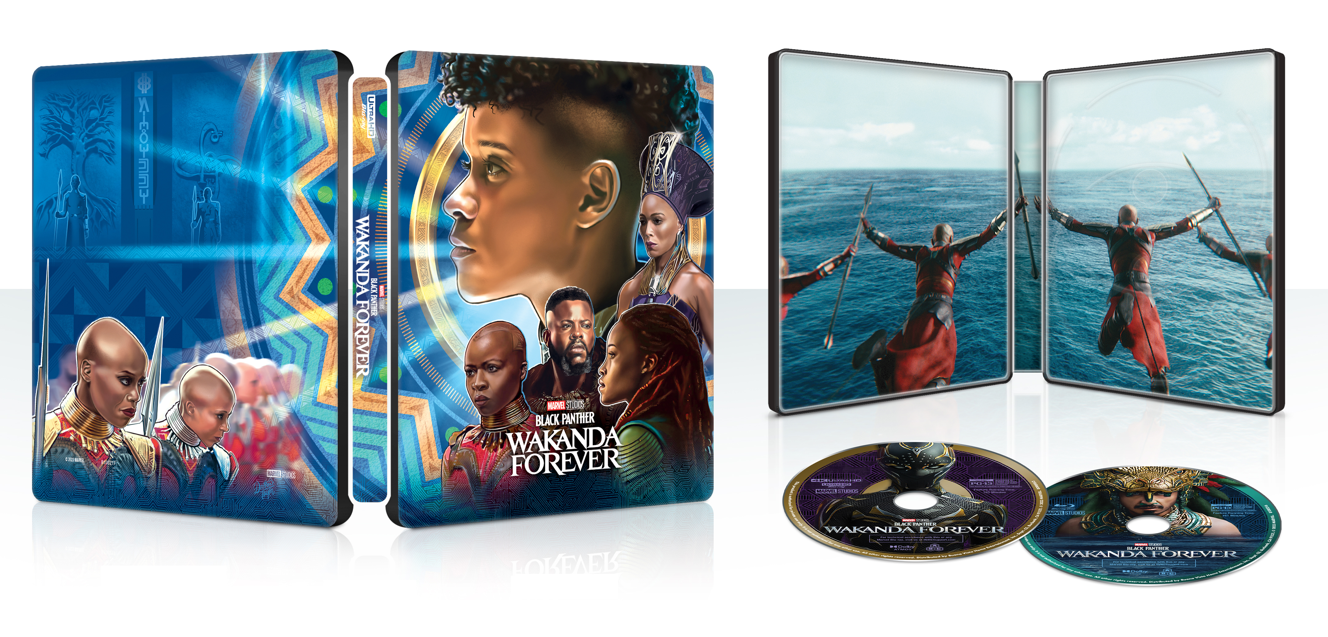 Black Panther: Wakanda Forever [Wakanda] [SteelBook] [4K Ultra HD Blu-ray/ Blu-ray] [Only @ Best Buy [2022] - Best Buy