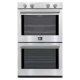 Forno Appliances - Vomero 10 Cu. Ft. Electric Double Wall Oven - Stainless Steel