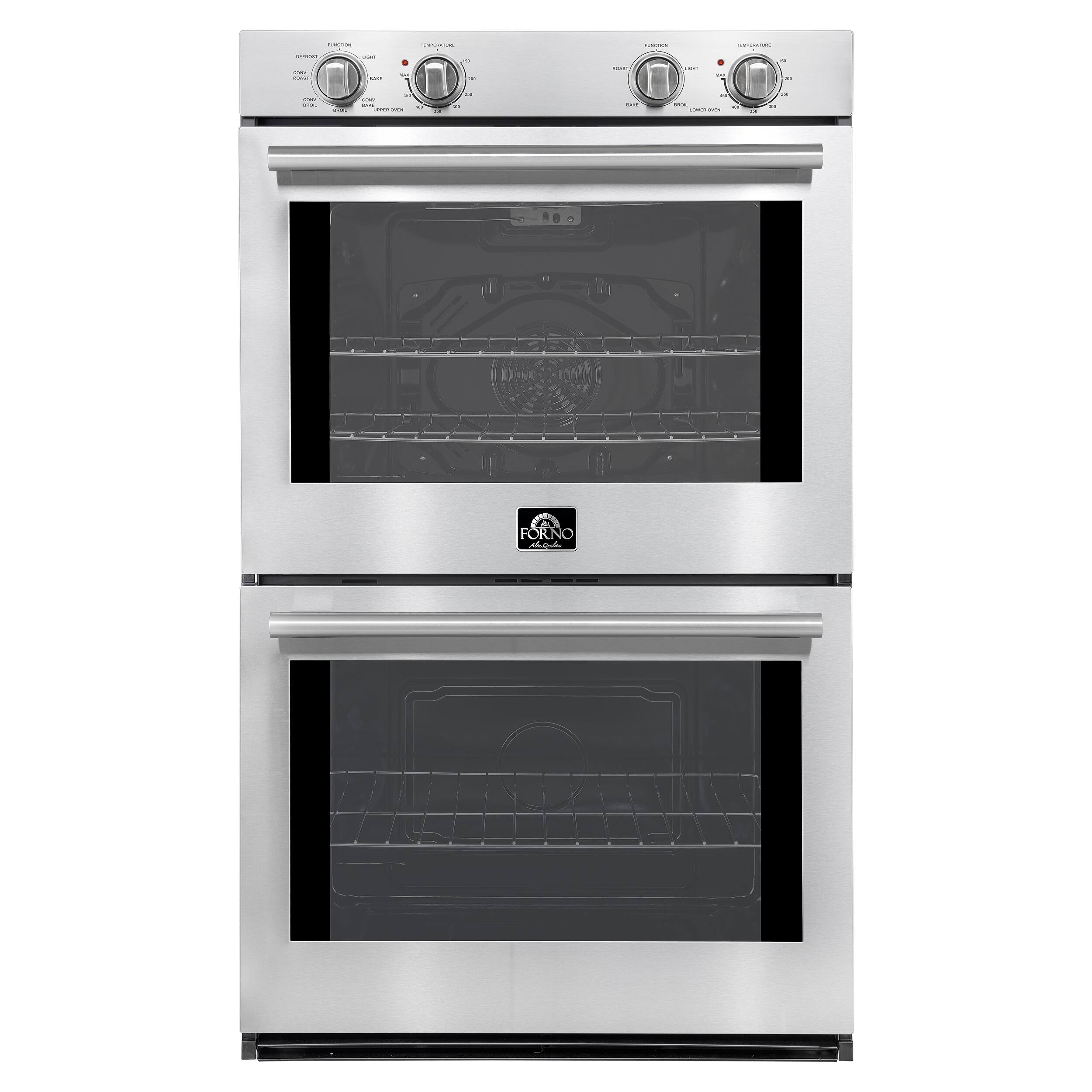 Forno Appliances - Vomero 10 Cu. Ft. Electric Double Wall Oven - Stainless Steel