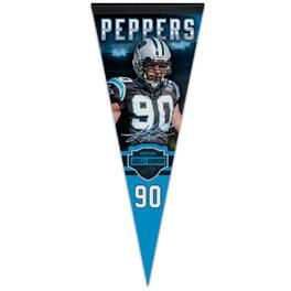 WinCraft - Julius Peppers Carolina Panthers 2023 Hall of Honor 12" x 30" Premium Pennant - Multicolor