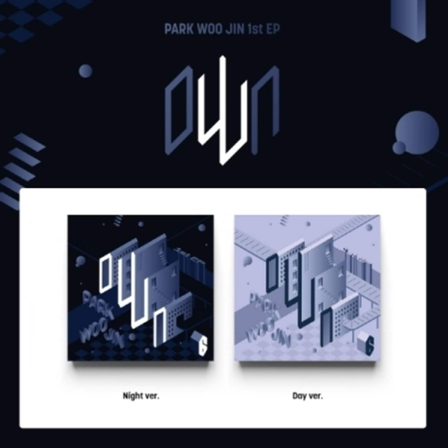 Park Woo Jin ( AB6IX ) - Own - incl. 70pg Photobook, Double-Side Photocard, Behind Photocard, Postcard,- COMPACT DISCS