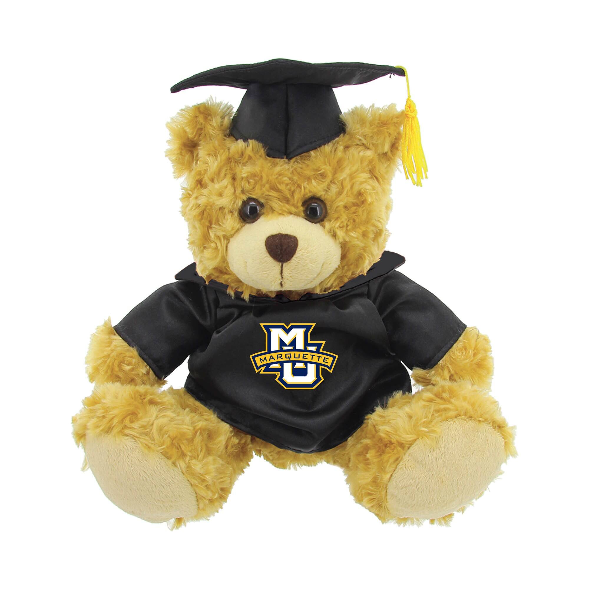 Front. Jardine - Marquette Golden Eagles 12'' Graduation Plush Bear - Oatmeal.