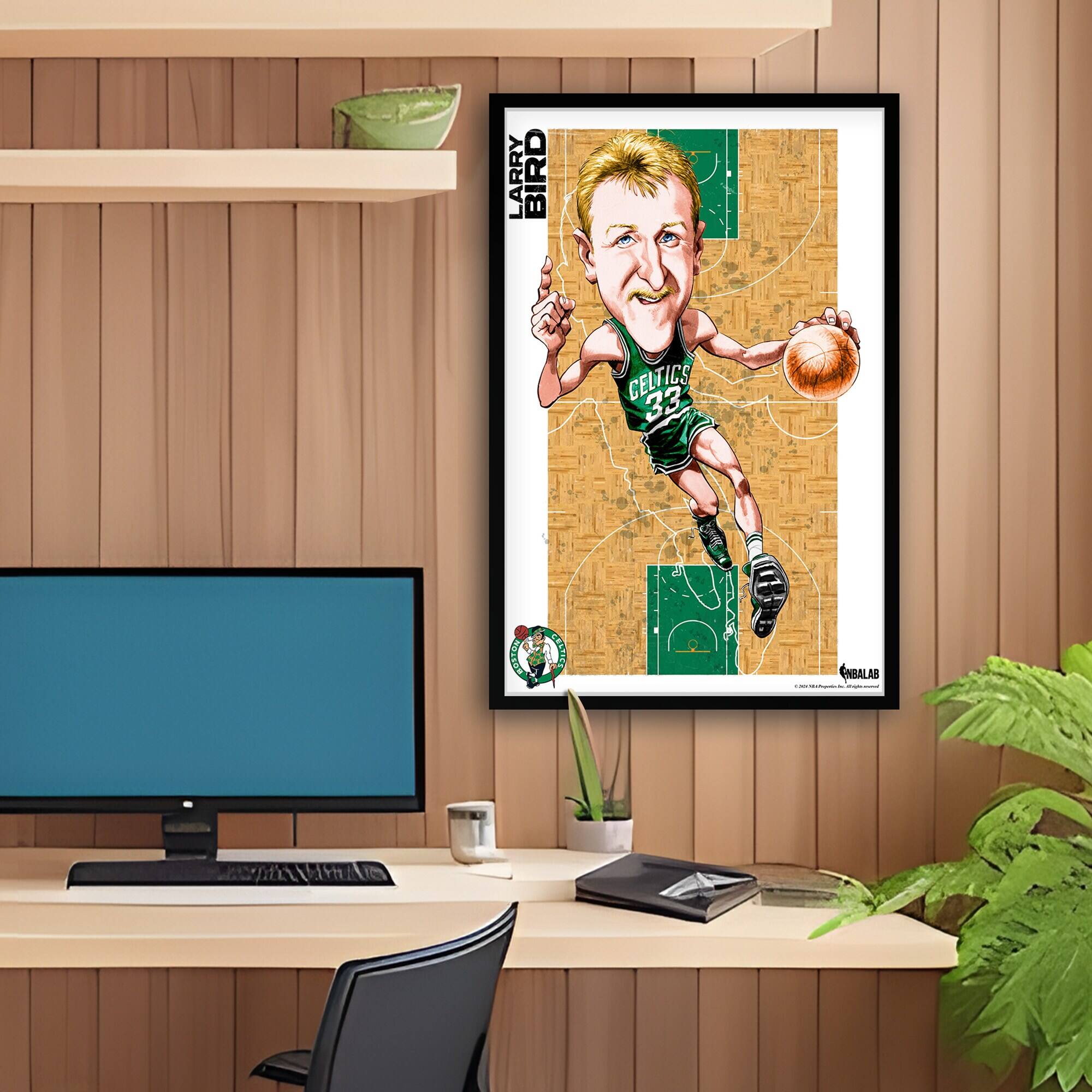 LARRY BIRD  
CELTICS 33  
ERBALAB