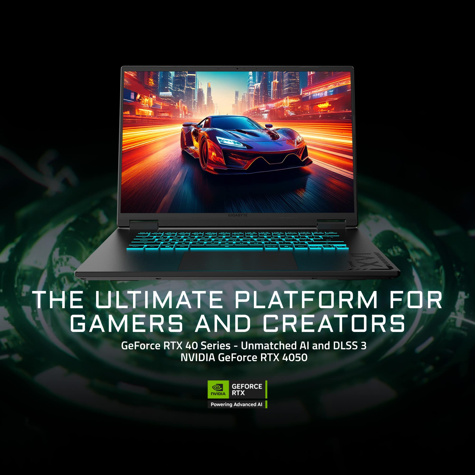 THE ULTIMATE PLATFORM FOR GAMERS AND CREATORS GeForce RTX 40 Series - Unmatched AI and DLSS 3 NVIDIA GeForce RTX 4050 Powering Advanced AI
