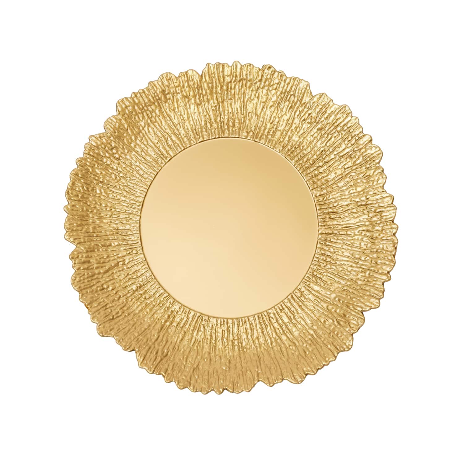 American Atelier - Helia Plated Set of 4 Charger Plates 13"D - Gold