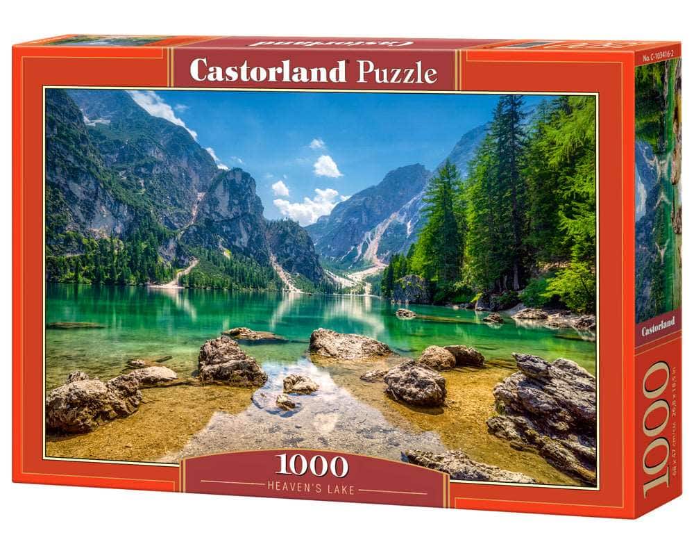 Castorland - 1000 Piece Jigsaw Puzzle, Steam Train, Heaven's Lake, Pragser Wildsee in the Dolomites, Italy, C-103416-2 - Red price history on PriceWatchPro