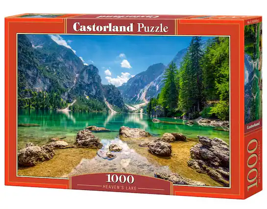 Castorland Puzzle, No 1000, HEAVEN'S LAKE, Castorland 1000 CH/CM, No C-103416-2