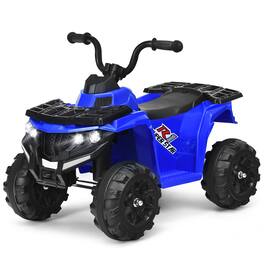 Gymax - Kids Ride On Car 6V Battery Powered ATV w/4 Anti-skid Wheels Music Player - Blue