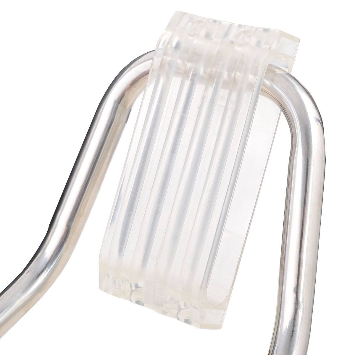 Alt View 6. Costway - Costway Folding Bath Seat Bench Shower Chair Wall Mount Solid Wood Construction - Brown,Sliver.