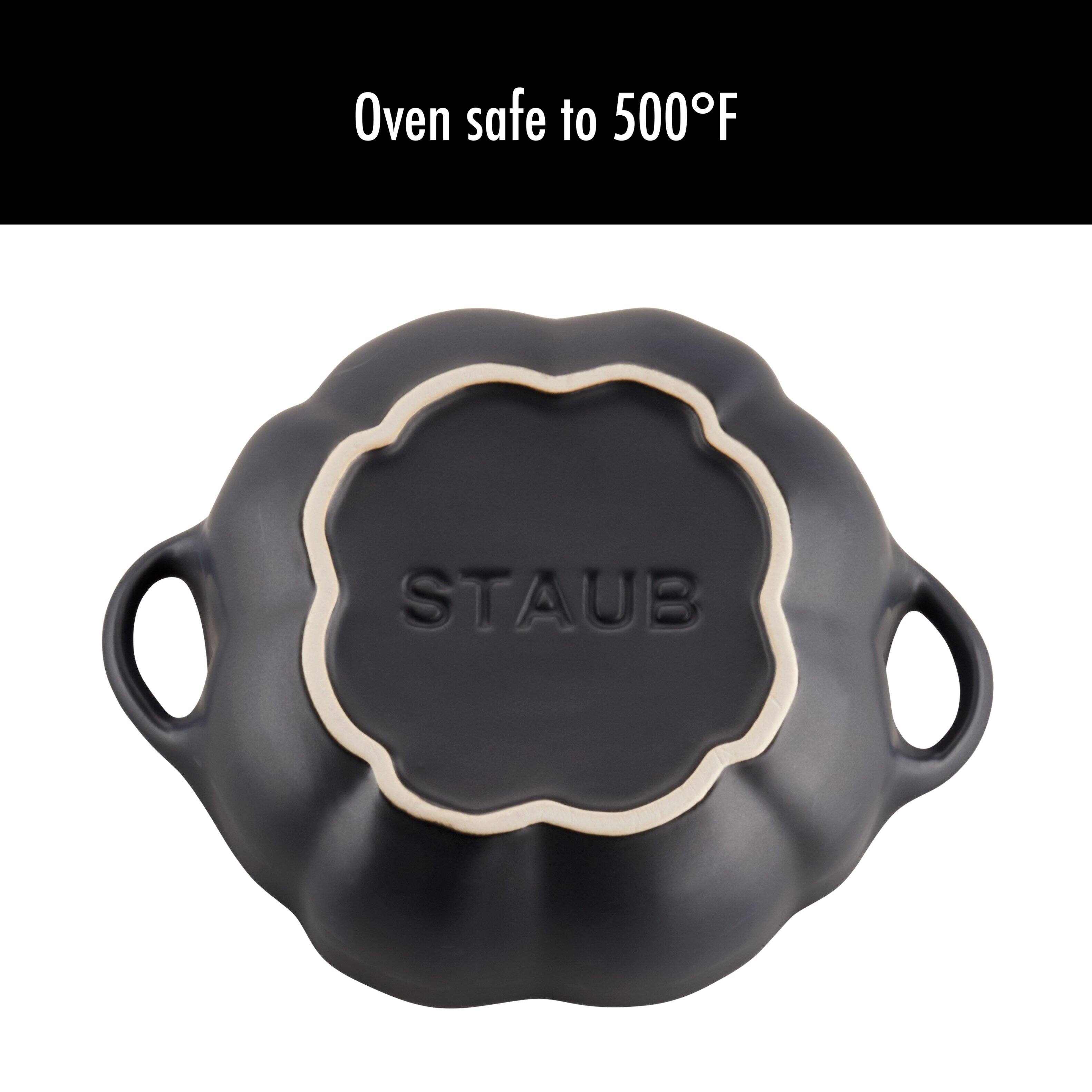 Oven safe to 500°F

STAUB