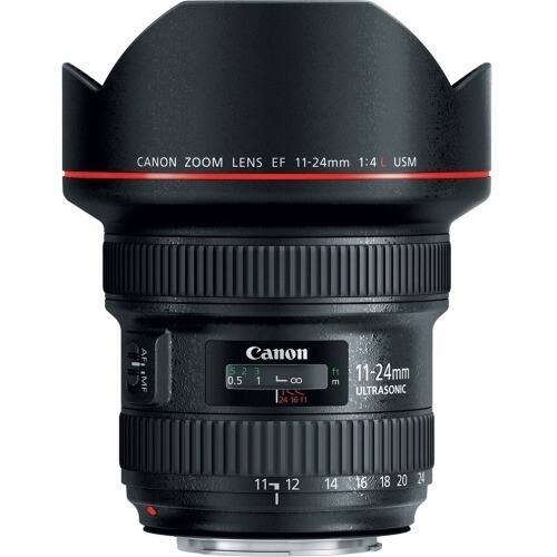 Alt View 19. Canon - EF11-24mm F4L USM Wide Angle Zoom Lens for EOS DSLR Cameras - Black.