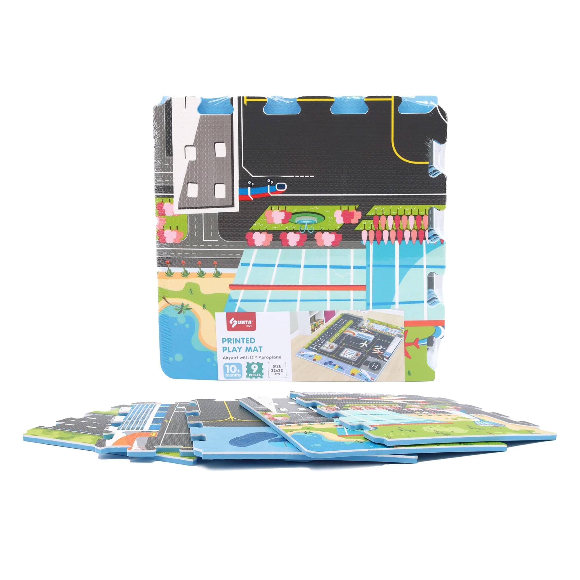 EUNTA ONTA I PRINTED PLAY MAT Airgont Cn Acroplone ... 10. 9 aeAaE POSES i  H A