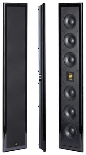 MartinLogan - Motion Dual 4" Passive 2-Way Bookshelf Speaker (Each) - Black - Front_Zoom
