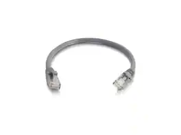 Cables to Go - 6-Inch Cat6 Snagless Unshielded Network Patch Cable, Grey (951)