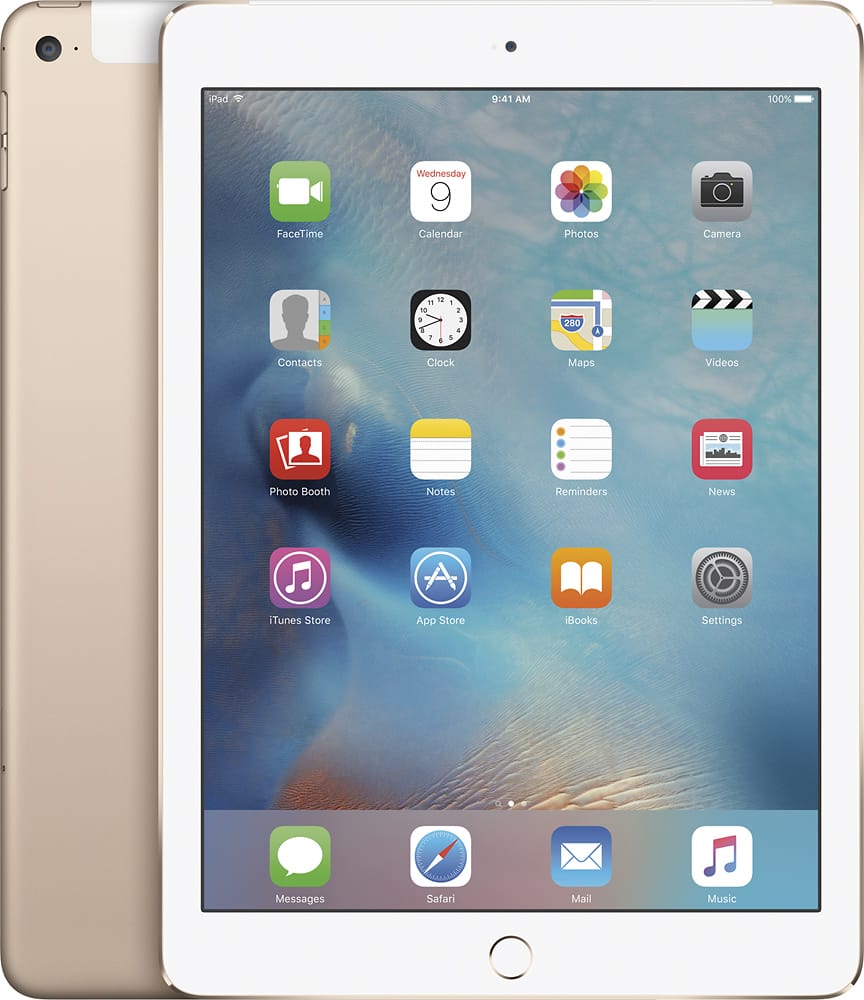 高価買蔵 iPad Air2 Wi-Fi+Cellular SIMフリー16GB GOLD タブレット