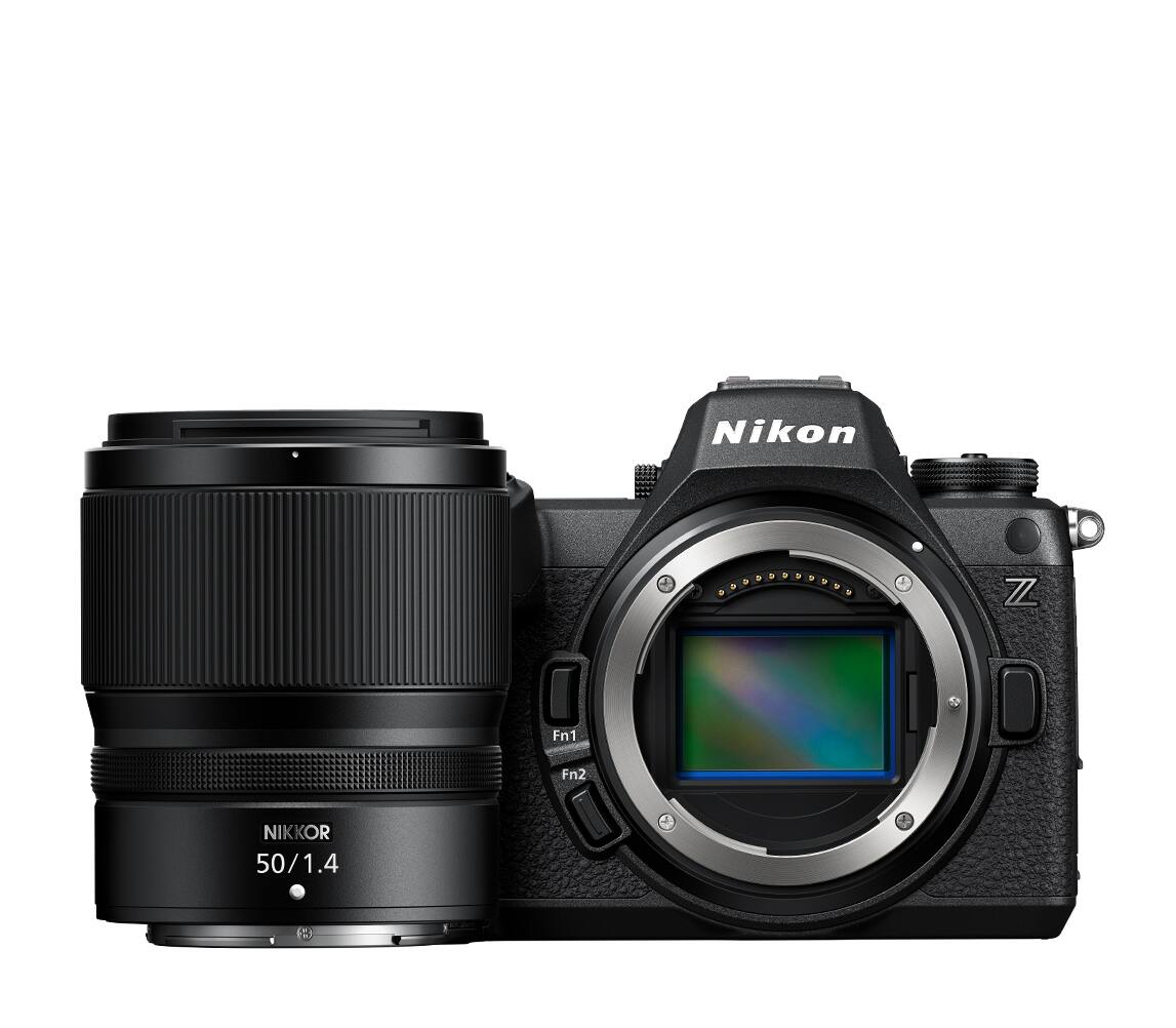 Nikon - Z6III 6K Video Mirrorless Camera 50mm f/1.4 Lens Kit - Black