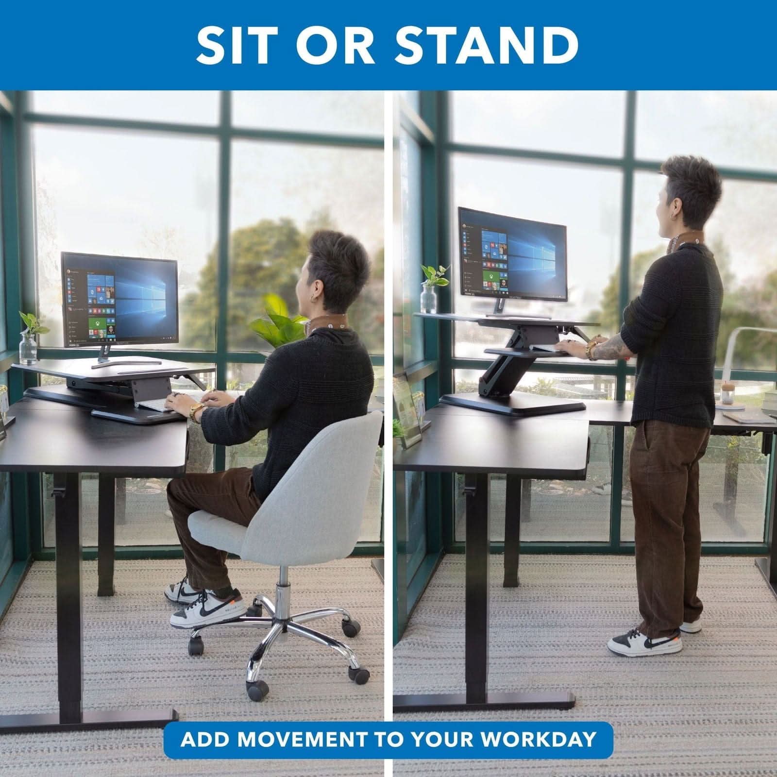 SIT OR STAND

ADD MOVEMENT TO YOUR WORKDAY