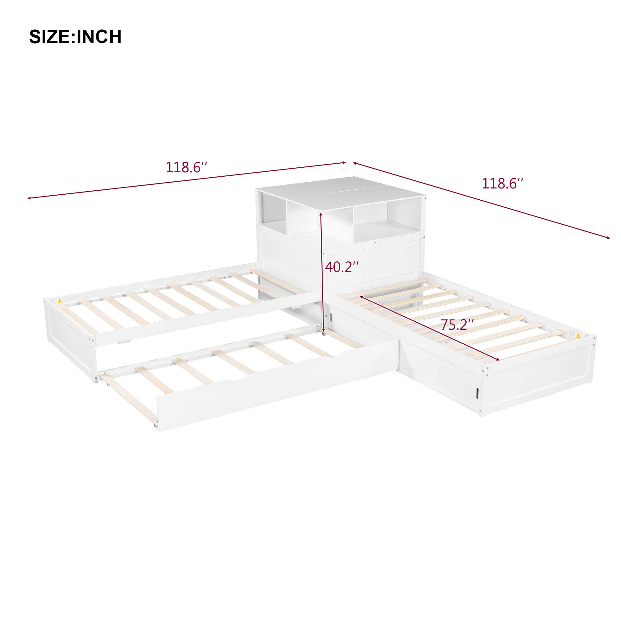 SIZE: INCH  
118.6" 118.6" 40.2" 75.2"