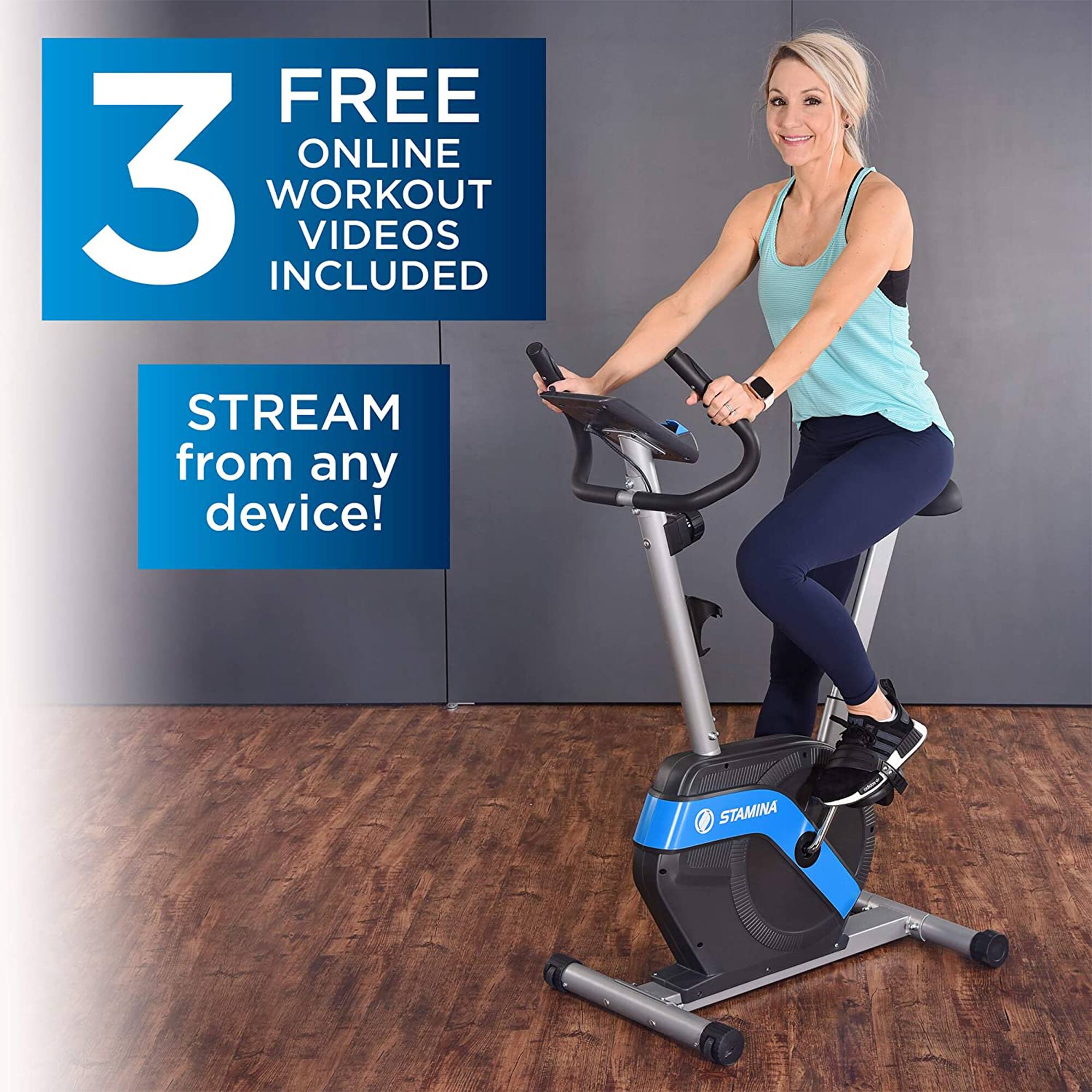 3 FREE ONLINE WORKOUT VIDEOS INCLUDED  
STREAM from any device!  
STAMINA