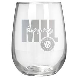 Great American Products - Etched 17oz. City Stemless Wine Glass - Multicolor
