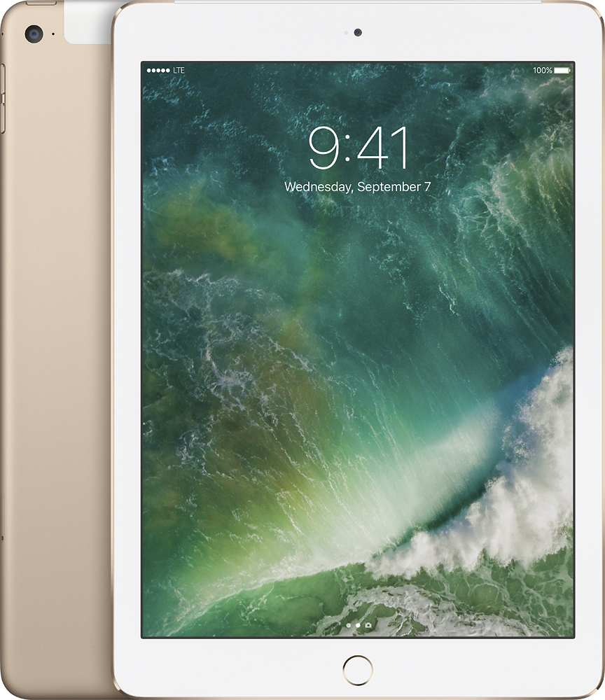 PC/タブレット タブレット Best Buy: Apple iPad Air 2 Wi-Fi + Cellular 128GB Gold MH332LL/A